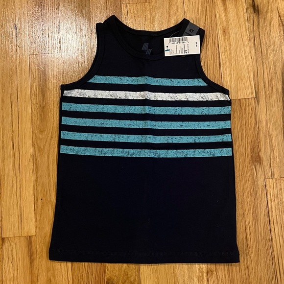 3 Children’s Sport Sleeveless Shirts Tank Tops tropical-Athletic-Palm Trees-NEW - Picture 3 of 5